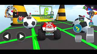 Monster Truck Mega Ramp Extreme Racing - Impossible GT Car Stunts Gameplay #cargame #stuntman screenshot 3