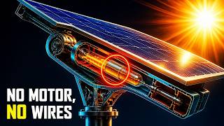 This SOLAR TRACKER Follows the Sun With NO MOTOR (No ELECTRONICS NEEDED!!)