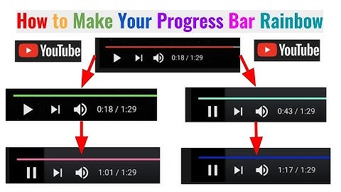 How to Make the Progress Bar Rainbow (Easter Egg/Hidden SECRET) on YouTube
