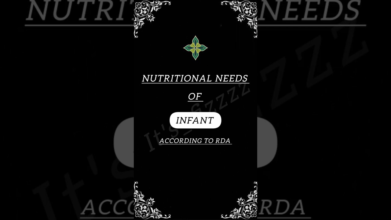 according to RDA nutritional needs of instant 