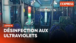 Covid-19 : désinfection aux ultraviolets pour des bus chinois