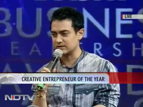 Actor and producer Aamir Khan, who won the Creative Entrepreneur of the Year at NDTV Profit Business Leadership Awards, said that he just wants to continue to be part of stories. "I don't see myself as a business person," he added.