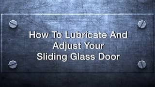 How to Lubricate your Sliding Glass Door – Andy's Super Oil Tech Tips Profile