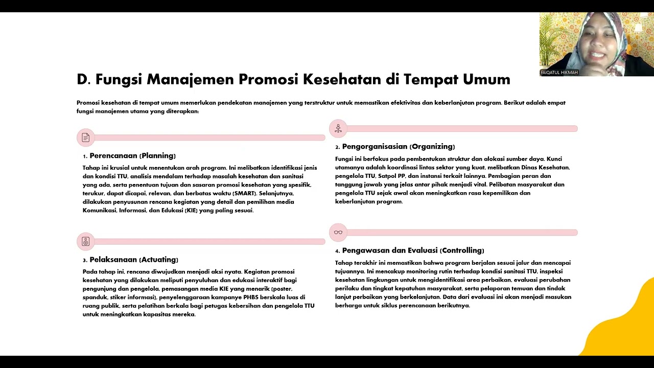 Manajemen Promosi Kesehatan di Tempat-Tempat Umum