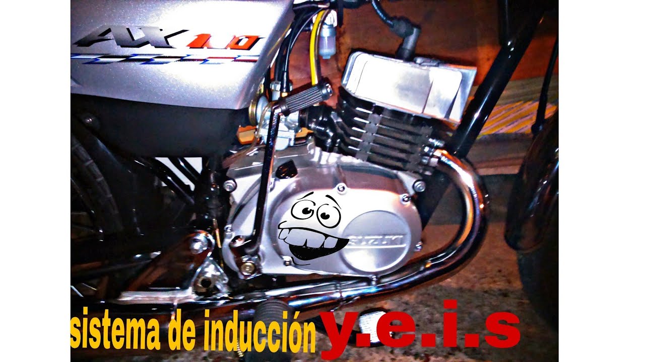 Suzuki ax 100 energy induction system- boost botle (y.e.i.s) - YouTube