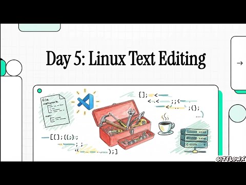 Day - 5 | Linux Text Editing ( basic ) | 30 Days of Linux