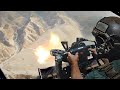 Skilled US Door Gunner Shoots Ground Targets With MINIGUN at Insane Height
