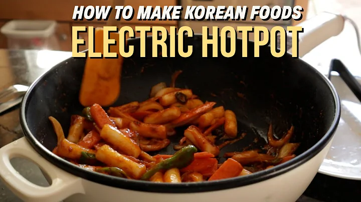 How to cook Korean food with 4L Hot Pot Electric with Steamer, and Non-Stick Frying Pan