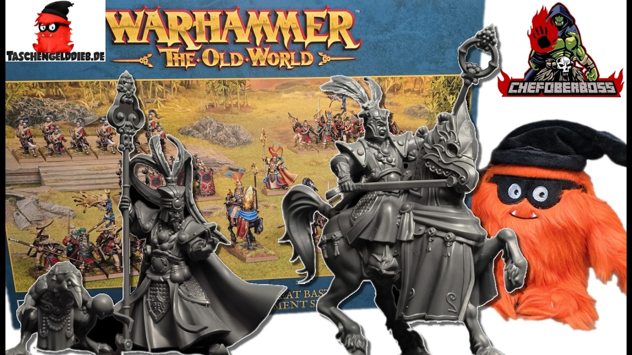 Warhammer The Old World – Defenders Of The Great Bastion – 53 Figurines Plastique, Grand Cathay, Dès 14 Ans