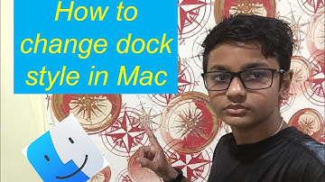 Change your Dock Style in your Mac
