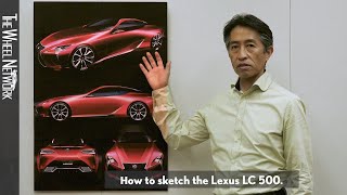 How to Sketch a Lexus LC 500