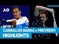 Roberto Carballes Baena vs Daniil Medvedev Match Highlights (2R) | Australian Open 2021