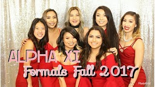 Alpha Xi l Formals Fall 2017