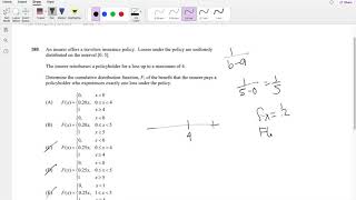 SOA Exam P Question 180 | CDF of Conditional Uniform Distribution