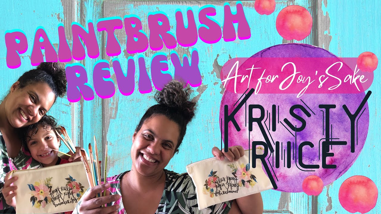 Paintbrush unboxing and Review of the Art For Joy's Sake Brushes by