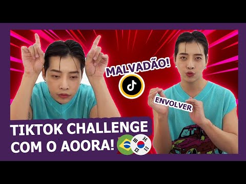 IDOL COREANO DANÇA TIKTOKS BRASILEIROS feat. AOORA