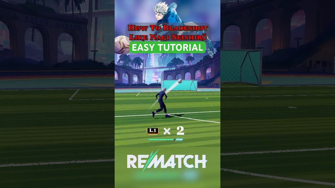 How to Bladeshot like Nagi Seishirō on Rematch 🔥 Easy Tutorial 😼