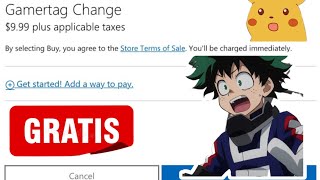 Como cambiar el  gamertag gratis por segunda vez 🤑!!