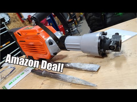 $180 Amazon Electric Demolition Hammer That Actually Works Well! | Jack Hammer For