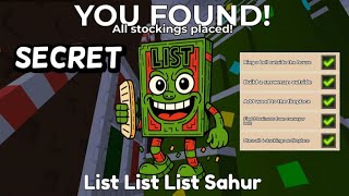 How To Get List List List Sahur In Find The Brainrot Todo List