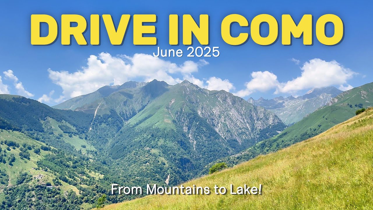 Driving the Alps to Lake Como – Narrow Mountain Road (Part 1)