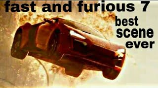 Fast And Furious 7 Car Jump Scene In Hindi