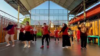"PAMER BOJO" LINE DANCE/DEMO BY NEW ARGABA DC CHOREO BY TYA PAW (INA)