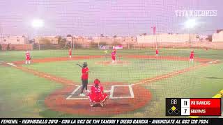 POTRANCAS VS GUAYMAS - 7MO ESTATAL NAVIDEÑO DE SOFTBOL FEMENIL