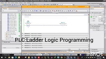 Tia Portal PLC programming and HMI Simulation with Factory io.