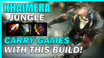 DOMINATE with this NEW HYBRID KHAIMERA BUILD! - Predecessor Jungle Gameplay