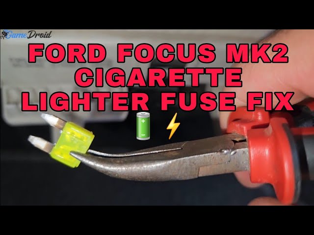ford focus mk2 cigarette lighter fuse location How to fix Ford Focus Mk2 cigarette lighter Fuse Replace DIY 🚗👨‍🔧 - Fuse  Box Location