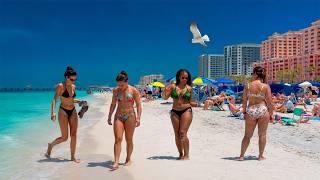 Clearwater Beach Florida 4K Beach and City Walking Tour