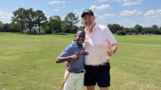 Final 9 hole match at the beach this week. Crow Creek GC 7/30/26 William Ratchford 12 years old. 