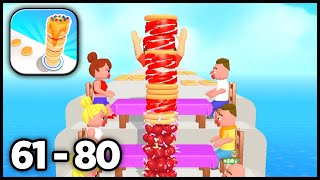 Pancake Run - All Levels Gameplay Ios 2021 61 - 80 Ieffect