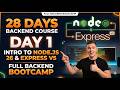 Day 1: Intro to Node.js 26 & Express v5 | Full Backend Bootcamp