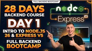 Day 1: Intro to Node.js 26 & Express v5 | Full Backend Bootcamp Profile