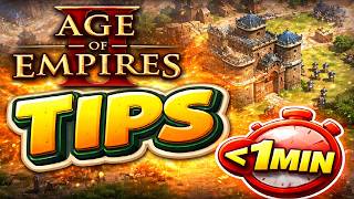 Age of Empires II Tips in 1 min!