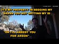 Cop Arrested Him For Arson For Not Giving His ID