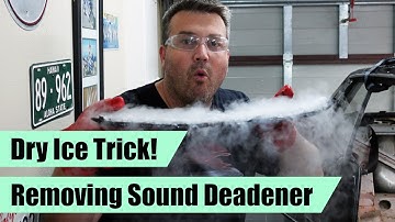 Sound Deadener Removal Using Dry Ice - RA23 Toyota Celica Restomod (Part 20)