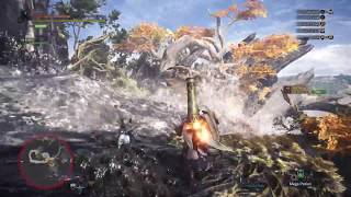 Monster Hunter: World Beta - Rathalos Taking a Bath
