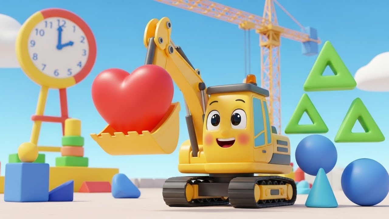 Aprende Colores và Formas với Camiones | Learn Colors and Shapes with Trucks for Kids