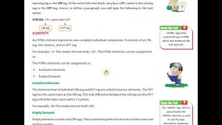 Computer Class-9 Ch-2 HTML