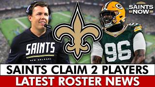 New Orleans Saints CLAIM 2 PLAYERS Off NFL Waivers + Sign 13 Players To Practice Squad, Saints News