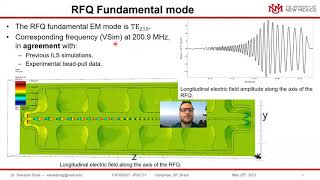 Electromagnetic Simulations of a Novel Proton Linac Using VSim on HPC