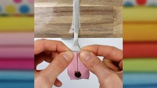Quick Tip – Schieber auf Reißverschluss fädeln