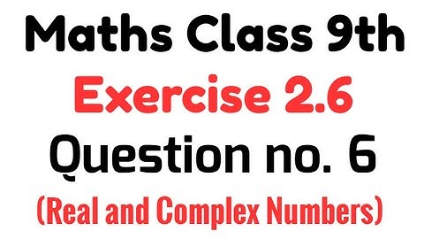 Ch 2 Ex 2.6 Class 9th Math Q 6 -  Unit 2 Exercise 2.6 Question no. 6 Class 9 PTB Mat - Learning Zone