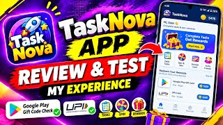 I TRIED NEW APP REVIEW & TEST |TASKNOVA APP REVIEW &TEST |TASKNOVA APP REAL OR FAKE 🔥