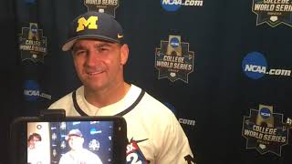 Michigan beats Vanderbilt in Game 1 of CWS final