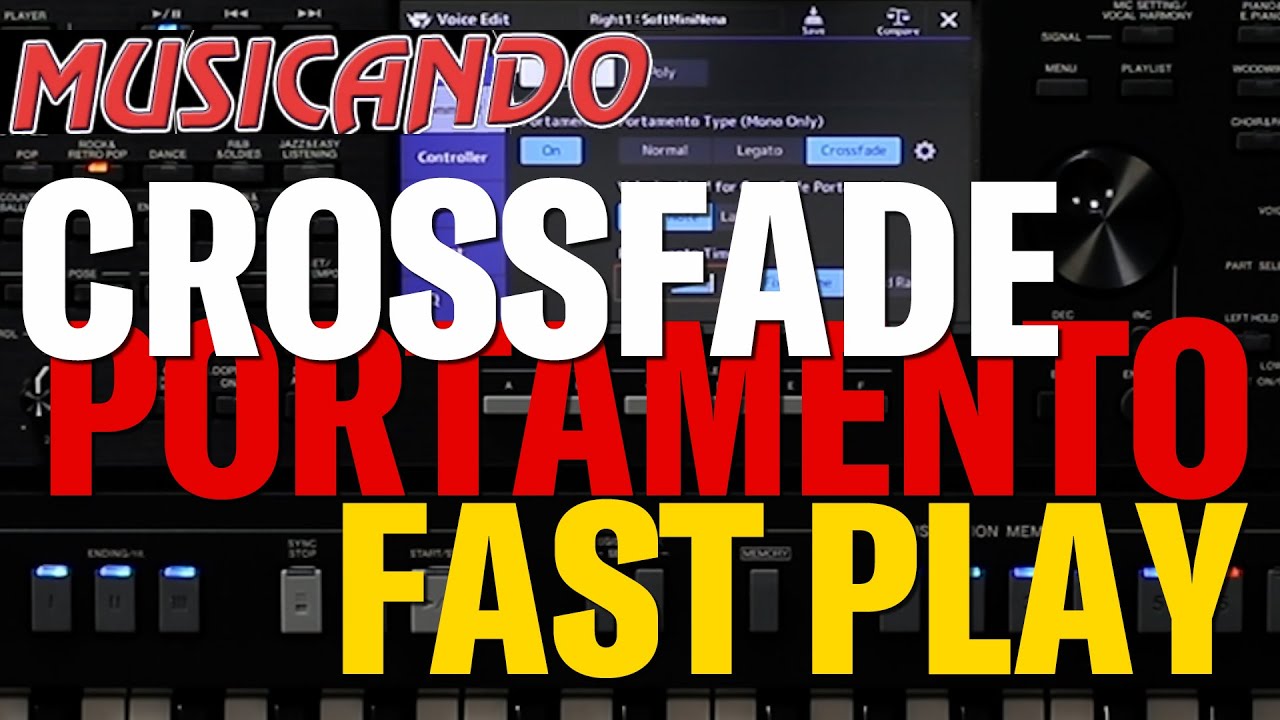 PSR-SX920, 720 und Genos-2: Fast Play und Crossfade Portamento in der Praxis