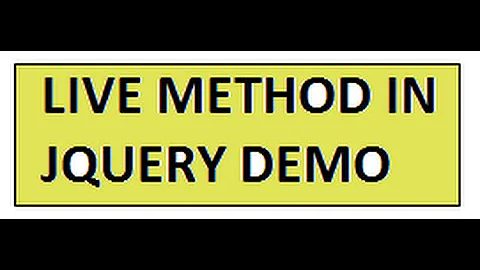 TAMIL LIVE METHOD IN JQUERY DEMO